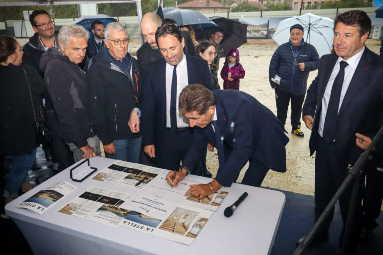 Pose de la 1re pierre - 9/10/2024