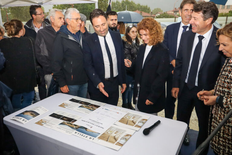 Pose de la 1re pierre - 9/10/2024