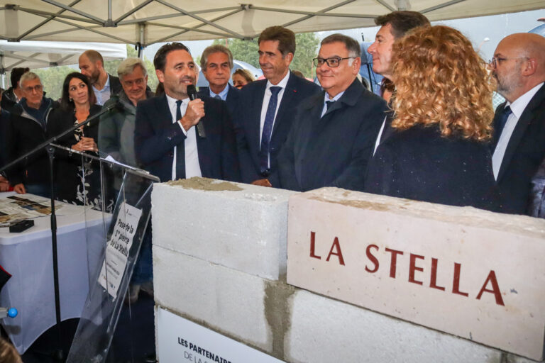Pose de la 1re pierre - 9/10/2024