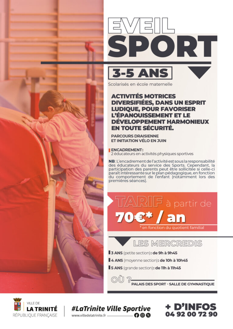 AFFICHE EVEIL SPORT 2025