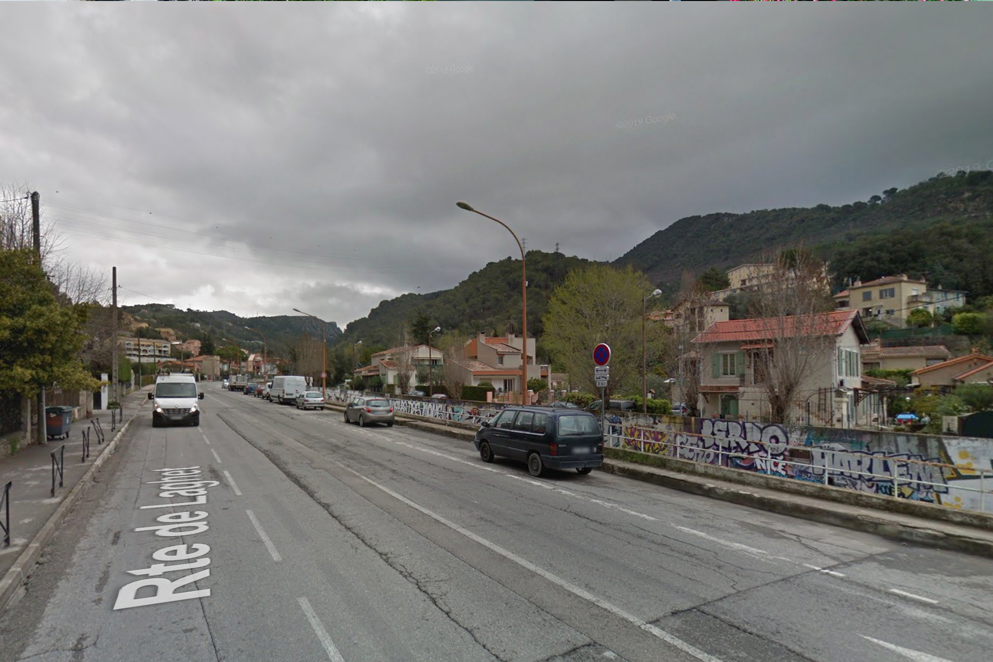 Avant Route De Laghet Secteur Les Negrons