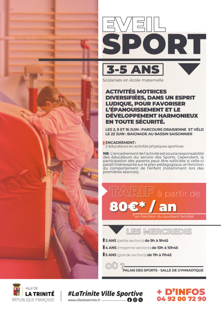 AFFICHE EVEIL SPORT 2026 27