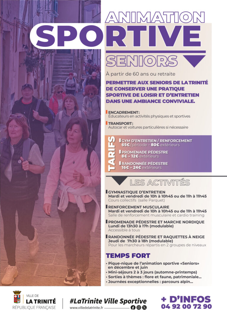 AFFICHE SPORT SENIORS 2026 27